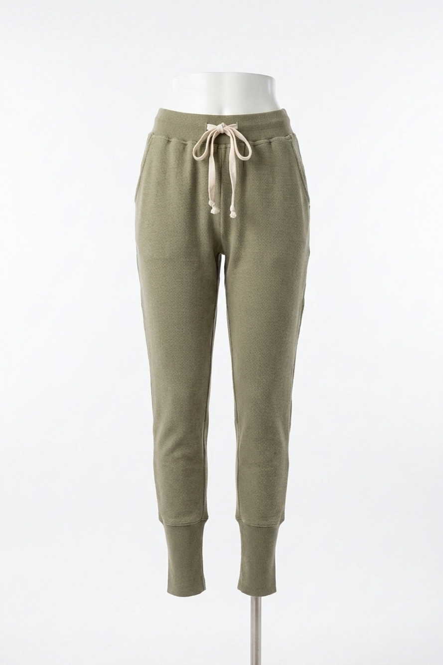 NEW AMPERSAND AVE waffle knit jogger in willow